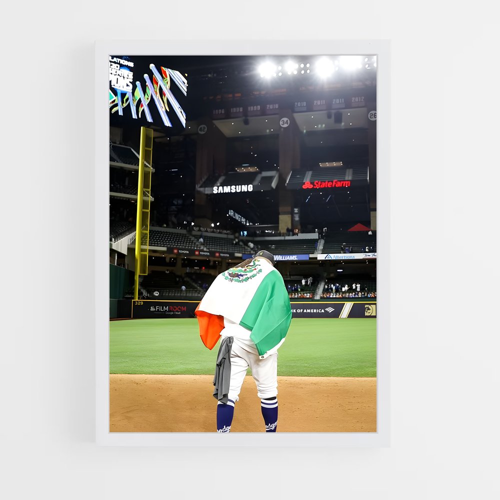 Poster Julio urias – affiche Baseball (vue 3)